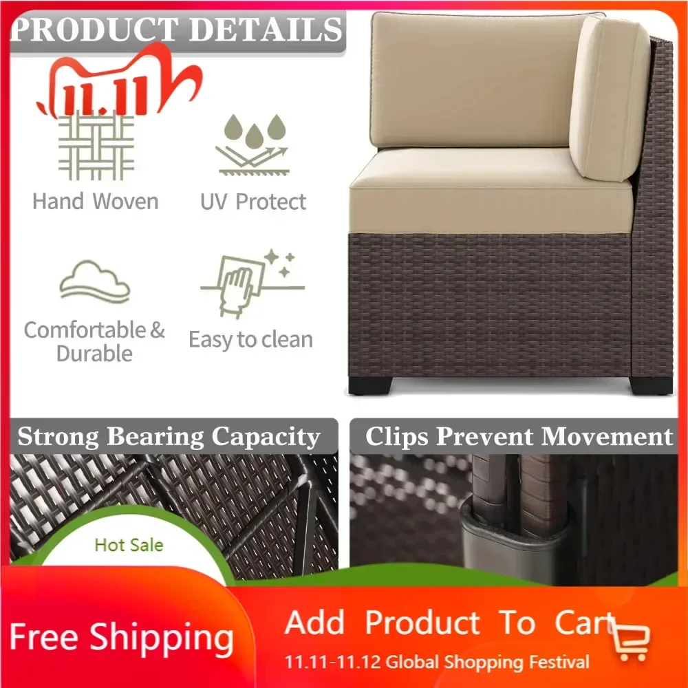 Комплект мебели для патио из коричневого ротанга с 44-дюймовым столиком для пожарной ямы и секционным диваном
Комплект мебели для патио из коричневого ротанга с 44-дюймовым столиком для пожарной ямы и секционным диваном