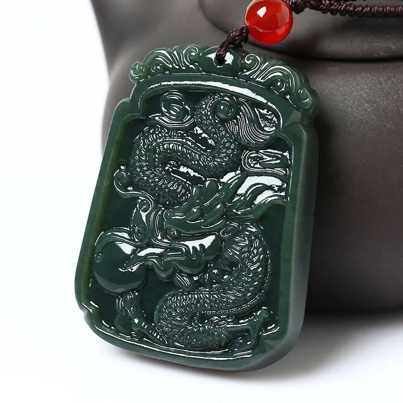New Sapphire Dragon Pendant, Fashionable and Exquisite Ethnic Style Necklace.
New Sapphire Dragon Pendant, Fashionable and Exquisite Ethnic Style Necklace.