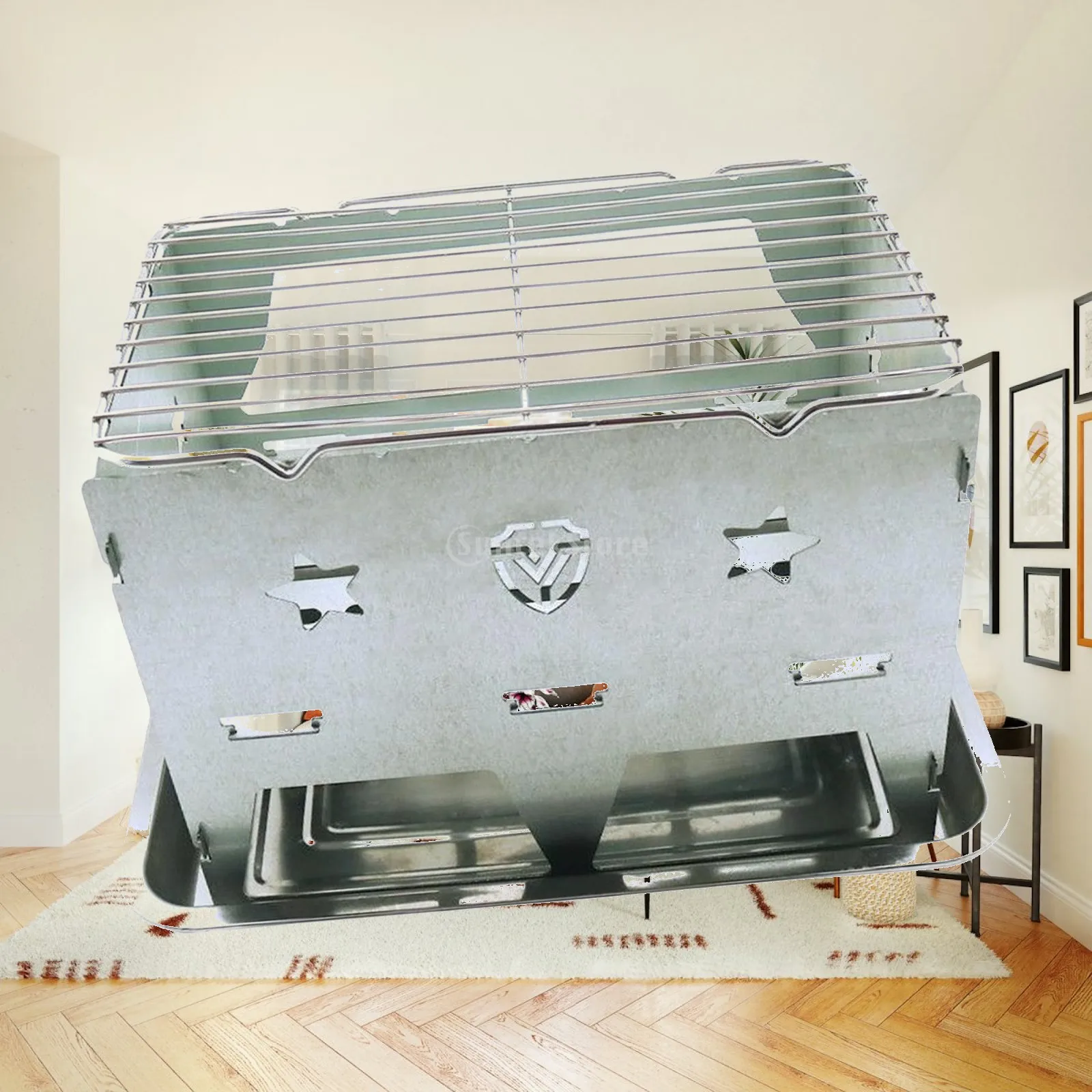 Wood Burning Camp Stove Oven Detachable Stainless Steel Galvanized Sheet Grill Wind Resistant for Camping Trips BBQ
Wood Burning Camp Stove Oven Detachable Stainless Steel Galvanized Sheet Grill Wind Resistant for Camping Trips BBQ