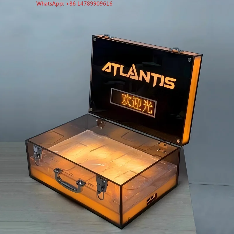 Premium Custom LED Liquor Display StandCustomized Art Deco Bar Nightclub Supplies LED For Bottle VIP Cup Holder Collection Suitc
Premium Custom LED Liquor Display StandCustomized Art Deco Bar Nightclub Supplies LED For Bottle VIP Cup Holder Collection Suitc