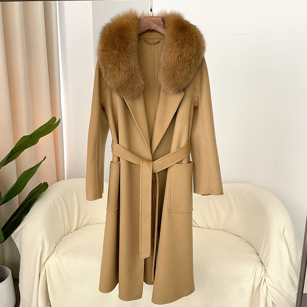 Long Fur Coat Ladies Handmade Women Natural Real Fox Fur Jacket Winter Wool Woolen Warm Outerwear 2024 Casual Clothes for Lady
Long Fur Coat Ladies Handmade Women Natural Real Fox Fur Jacket Winter Wool Woolen Warm Outerwear 2024 Casual Clothes for Lady