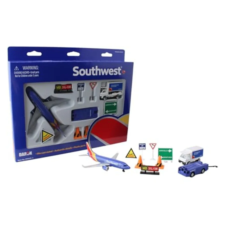 Airlines 12 Pcs Playset with Die-Cast Metal Model Airplane with Plastic Parts, Cars and Tranation Toys for Ages 3+
Airlines 12 Pcs Playset with Die-Cast Metal Model Airplane with Plastic Parts, Cars and Tranation Toys for Ages 3+