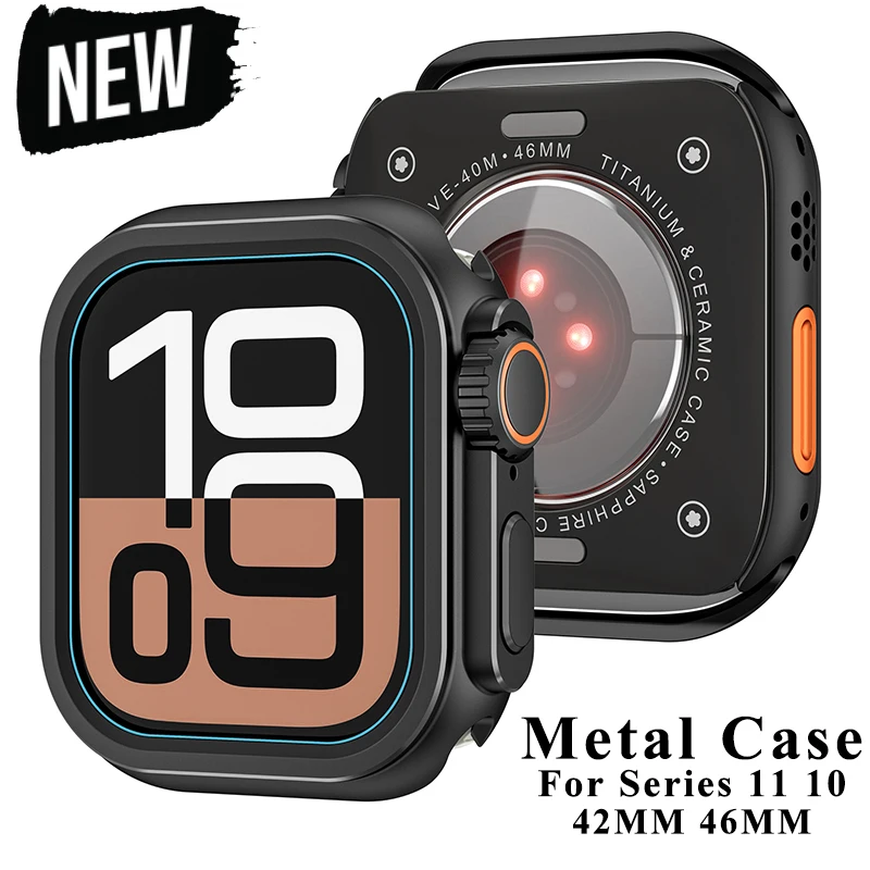 Металлический чехол для Apple Watch Series 11 10 46 мм 42 мм Жесткий защитный чехол из цинкового сплава для Iwatch 11 10 Upgrade Ultra 3/2 49 мм
Металлический чехол для Apple Watch Series 11 10 46 мм 42 мм Жесткий защитный чехол из цинкового сплава для Iwatch 11 10 Upgrade Ultra 3/2 49 мм