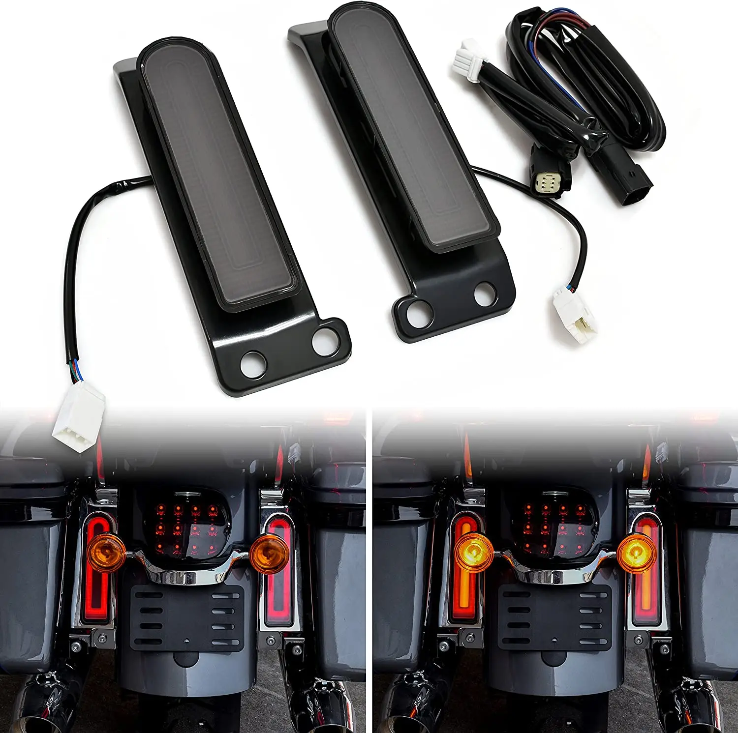 Motorcycle Accessories Saddlebag Running Braking Turning Filler Lights for Harley Davidson Touring 2014-2023
Motorcycle Accessories Saddlebag Running Braking Turning Filler Lights for Harley Davidson Touring 2014-2023