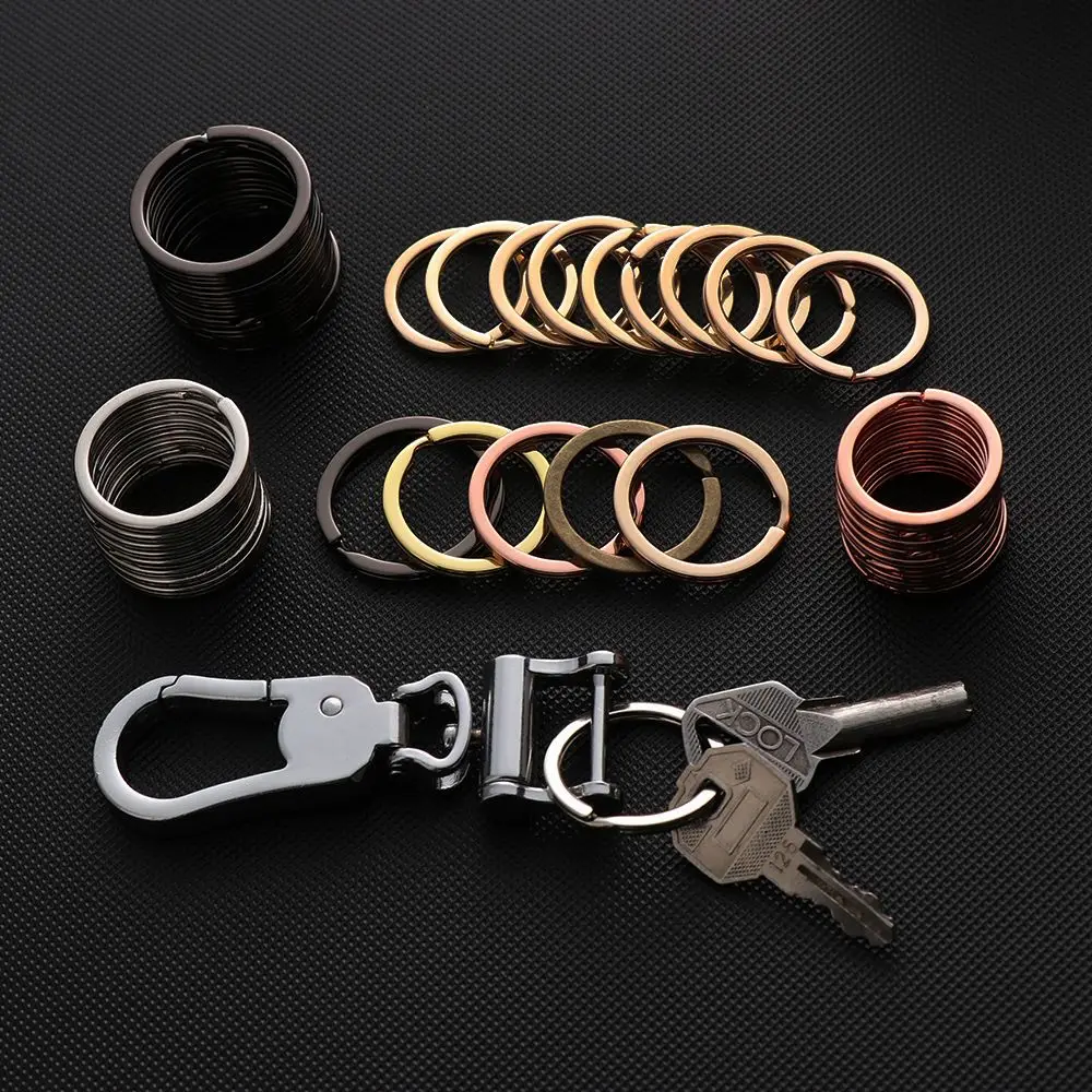 10pcs/lot 25mm 28mm 30mm Round Clasps Pocket Carabiner Stainless Steel Key Chain Split Key Ring
10pcs/lot 25mm 28mm 30mm Round Clasps Pocket Carabiner Stainless Steel Key Chain Split Key Ring