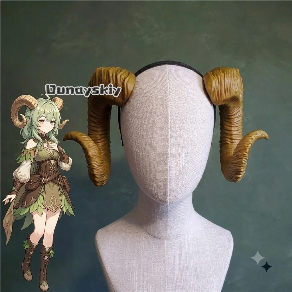 KS*15Anime Furry Animal Furrsuit Cosplay Ram Horns 3D Polylactic Acid Headwear Props Accessories Headband Game BG3 Halloween
KS*15Anime Furry Animal Furrsuit Cosplay Ram Horns 3D Polylactic Acid Headwear Props Accessories Headband Game BG3 Halloween