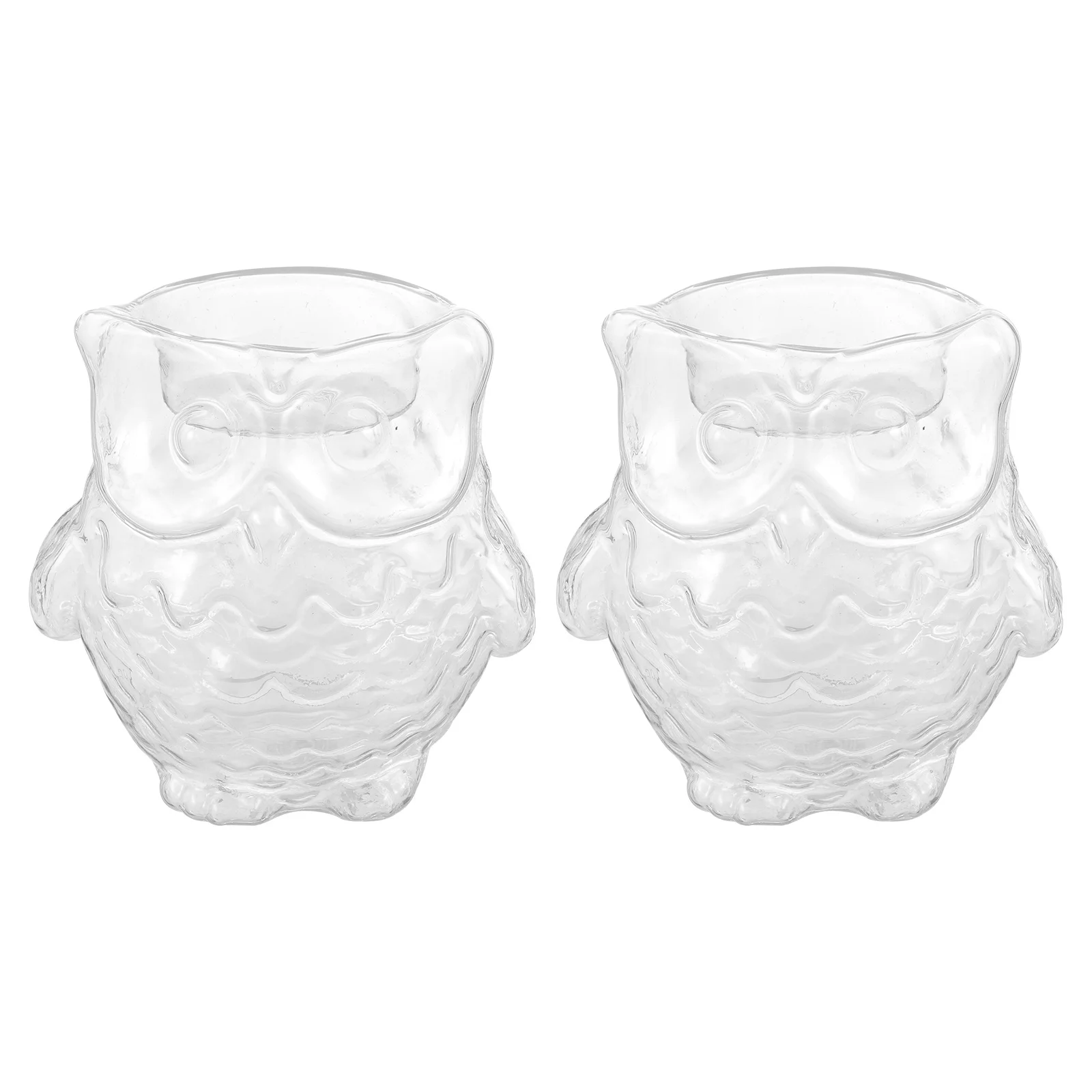 2Pcs Glass Owl Candleholder European Style Decorative Stand Adorable Animal Candlestick for Romantic Dinner Home Adorn
2Pcs Glass Owl Candleholder European Style Decorative Stand Adorable Animal Candlestick for Romantic Dinner Home Adorn