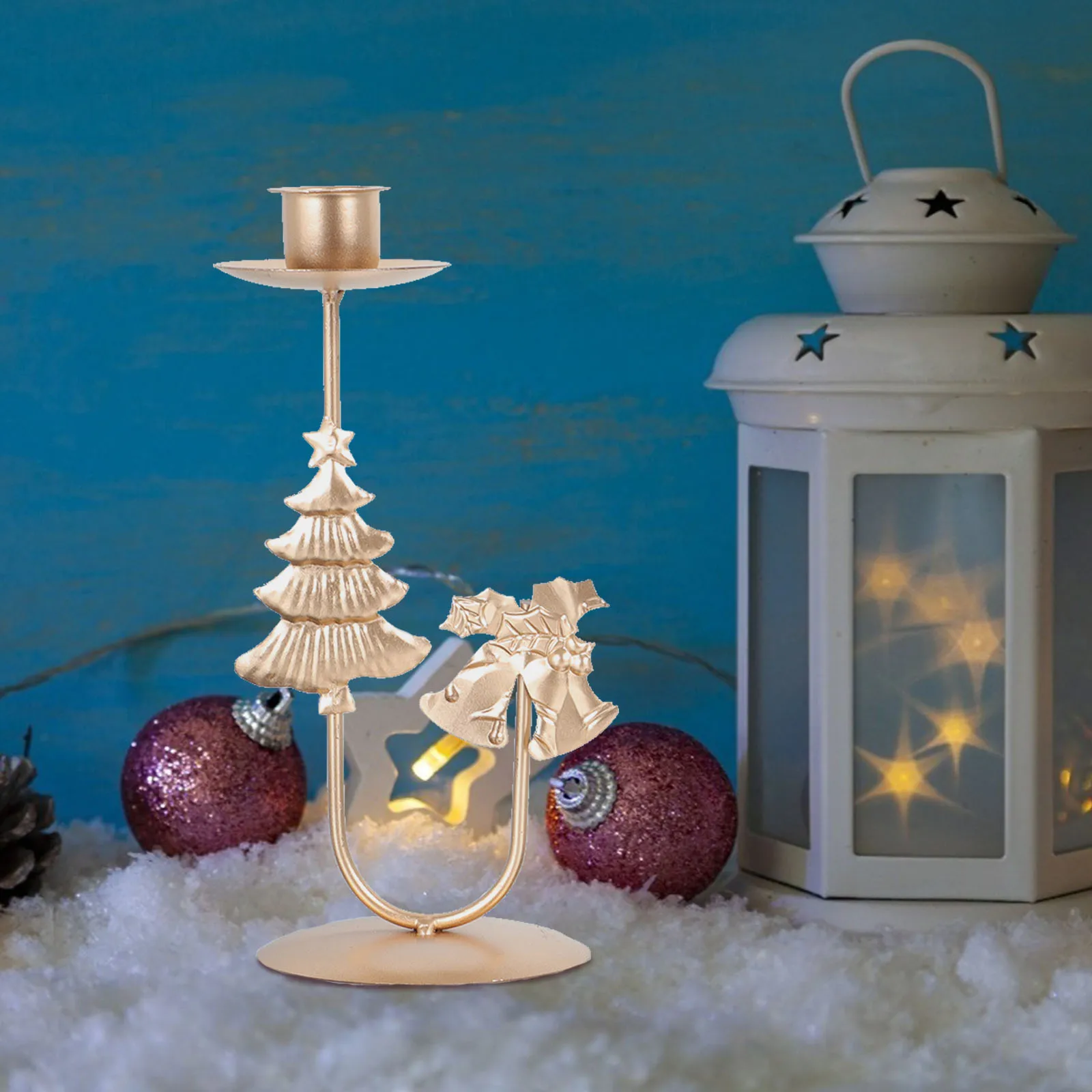 2Pcs Christmas Holder Iron Candlestick Xmas Table Centerpiece Desktop Ornament Rustic Xmas Home Decor Retro Tray
2Pcs Christmas Holder Iron Candlestick Xmas Table Centerpiece Desktop Ornament Rustic Xmas Home Decor Retro Tray