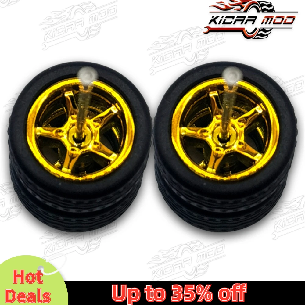 1/64 Model Car Wheels with Rubber Detachable Tires Advan GT Refitting Parts for Diecast Toys Hot Wheels Matchbox D:11mm 1 Set 
1/64 Model Car Wheels with Rubber Detachable Tires Advan GT Refitting Parts for Diecast Toys Hot Wheels Matchbox D:11mm 1 Set