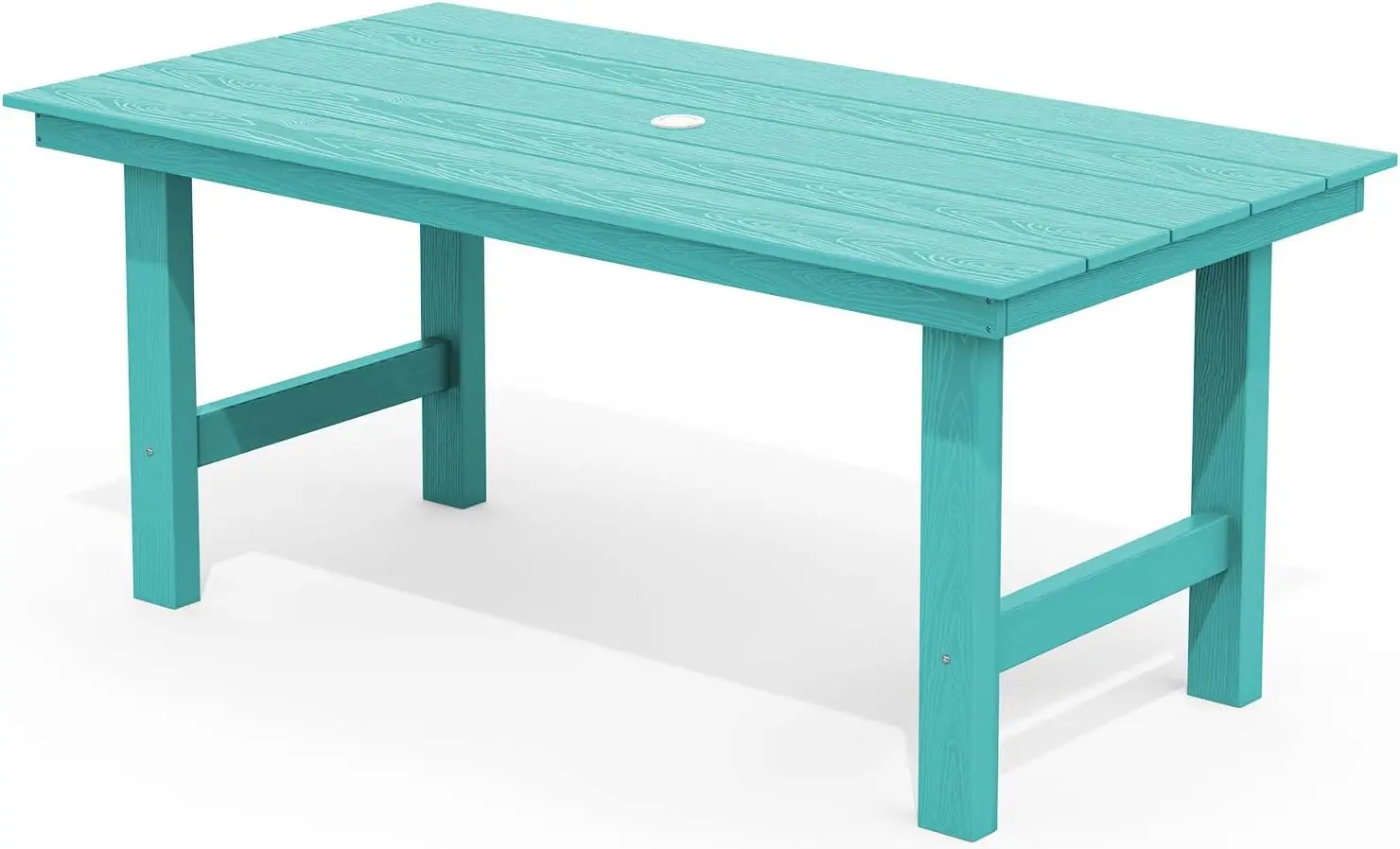 Outdoor Dining Table, 67" Rectangle Dining Table for 6, Patio Dining Table with Umbrella Hole, Aruba
Outdoor Dining Table, 67" Rectangle Dining Table for 6, Patio Dining Table with Umbrella Hole, Aruba