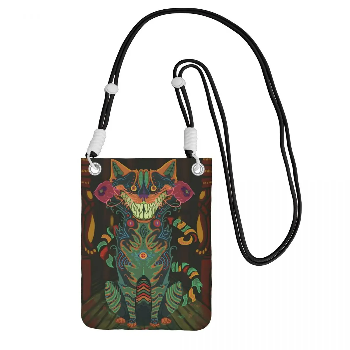 Custom Cheshire Cat Mobile Phone Bag Cycling Camping Women Men Smiling Cat Small Crossbody Purse Smart Phone Wallet With Strap
Custom Cheshire Cat Mobile Phone Bag Cycling Camping Women Men Smiling Cat Small Crossbody Purse Smart Phone Wallet With Strap