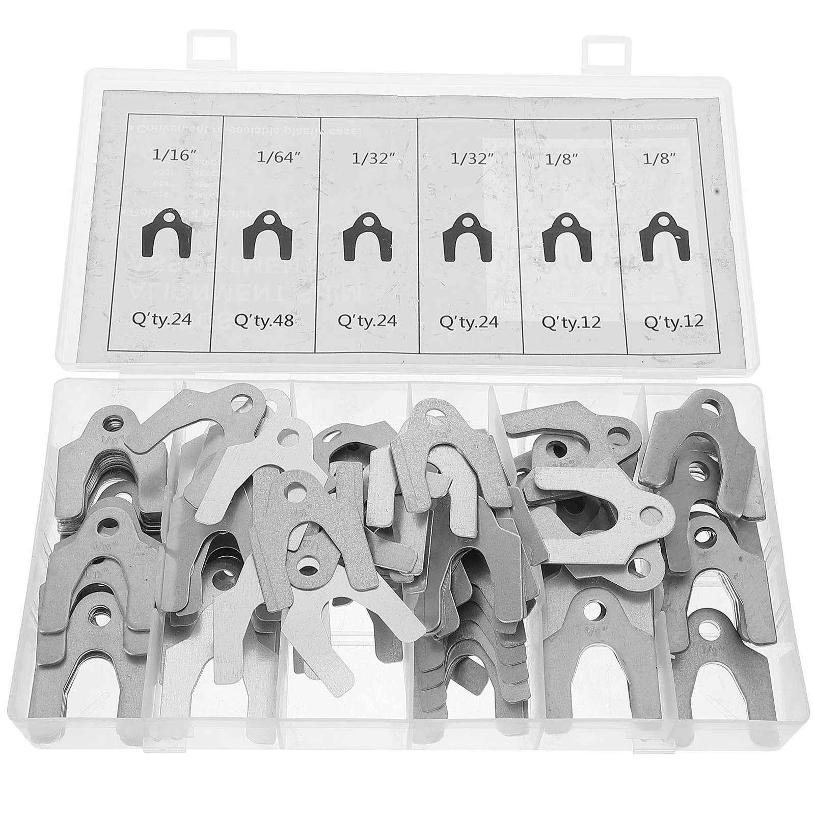 144Pcs Car Alignment Shims Auto Body Shims Assortment for Precise Caster Adjustment Universal Auto Alignment Spacers
144Pcs Car Alignment Shims Auto Body Shims Assortment for Precise Caster Adjustment Universal Auto Alignment Spacers