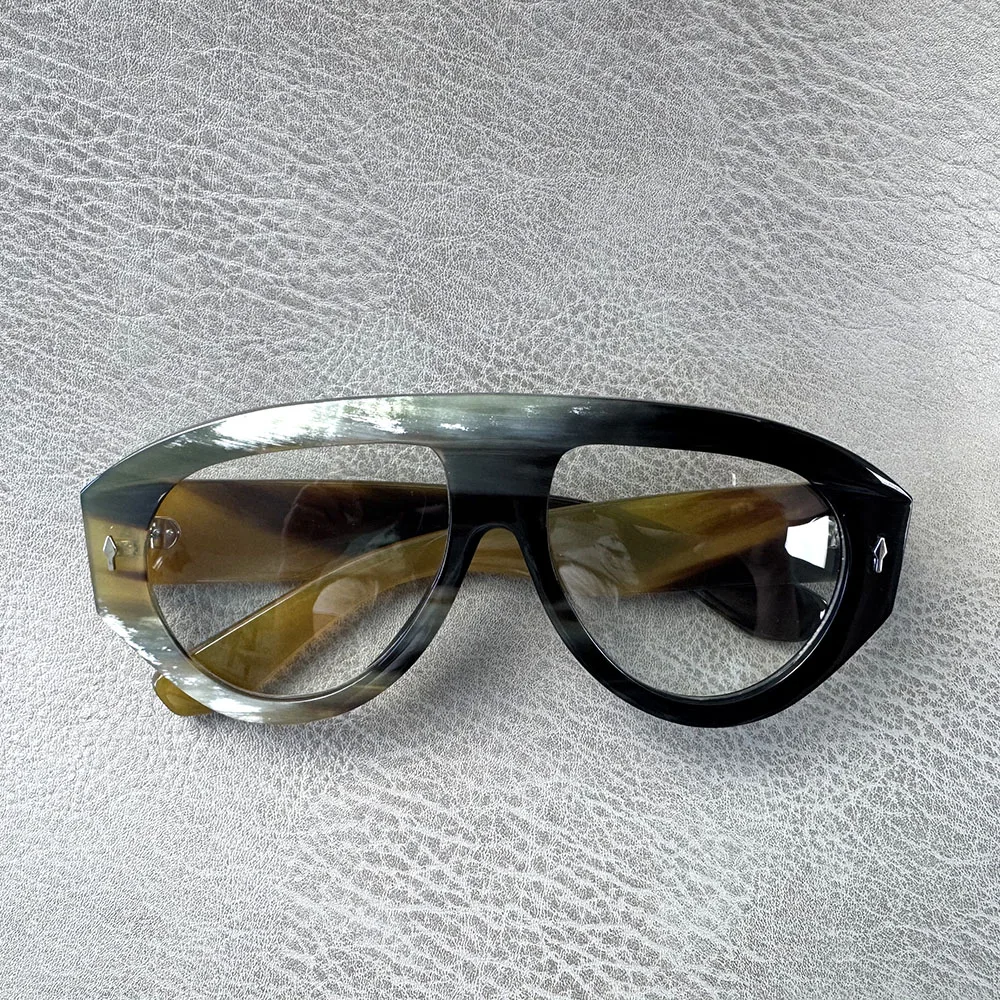 Eyeglass Frames Aviator Big Retro Reading Handmade Horn Prescription Man Glasses Frames Unique Vintage Optical Lenses Eyeglasses
Eyeglass Frames Aviator Big Retro Reading Handmade Horn Prescription Man Glasses Frames Unique Vintage Optical Lenses Eyeglasses