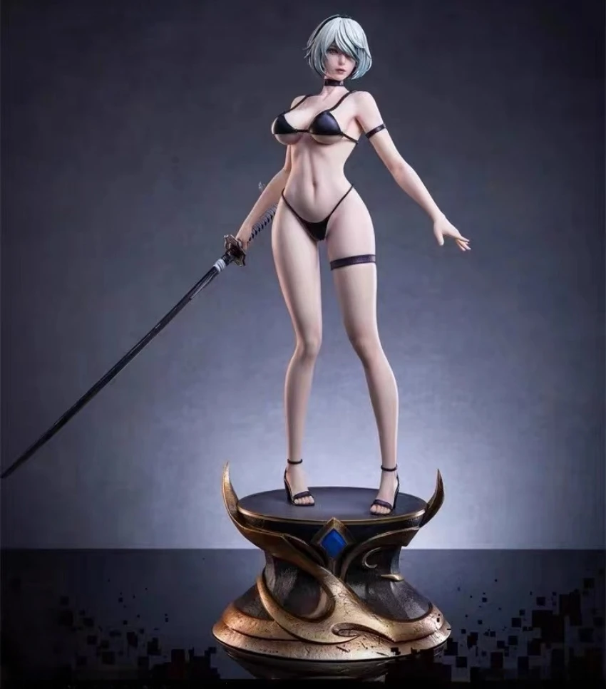 NieR: Automata YoRHa Action Figure 55CM Hard PVC Collectible Anime Model Doll for Adults Gift Ideas - Girl Type 2B 2A 2A B Ver 
NieR: Automata YoRHa Action Figure 55CM Hard PVC Collectible Anime Model Doll for Adults Gift Ideas - Girl Type 2B 2A 2A B Ver