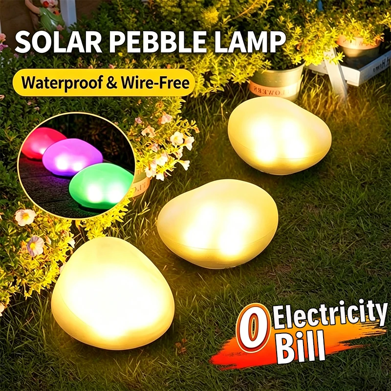 Cobblestone Shaped Solar Lamp Frosted Glass Ground Light Outdoor Energy Saving Waterproof Lantern Landscape Decorative Light
Cobblestone Shaped Solar Lamp Frosted Glass Ground Light Outdoor Energy Saving Waterproof Lantern Landscape Decorative Light