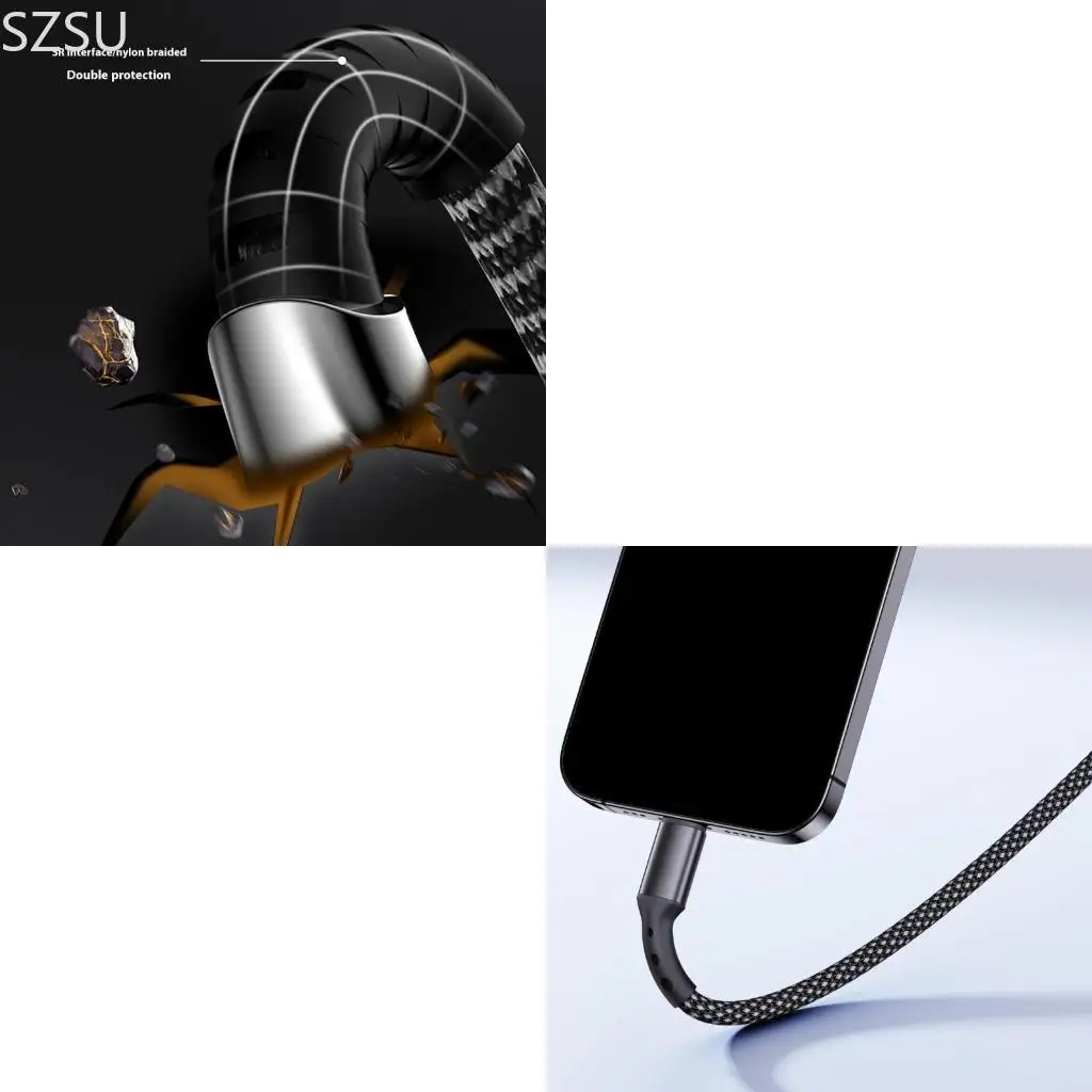 SZSU 25cm Short Cable 66W USB/USB C to Type C Fast Charging Cable Elbow Portable
SZSU 25cm Short Cable 66W USB/USB C to Type C Fast Charging Cable Elbow Portable