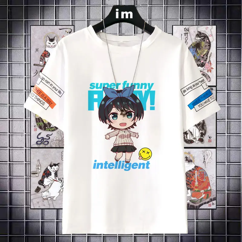 Rent-A-Girlfriend Anime Summer Short Sleeve T-Shirt Chizuru Mizuhara Same Style Two-Dimensional Male And Female Student Casual
Rent-A-Girlfriend Anime Summer Short Sleeve T-Shirt Chizuru Mizuhara Same Style Two-Dimensional Male And Female Student Casual