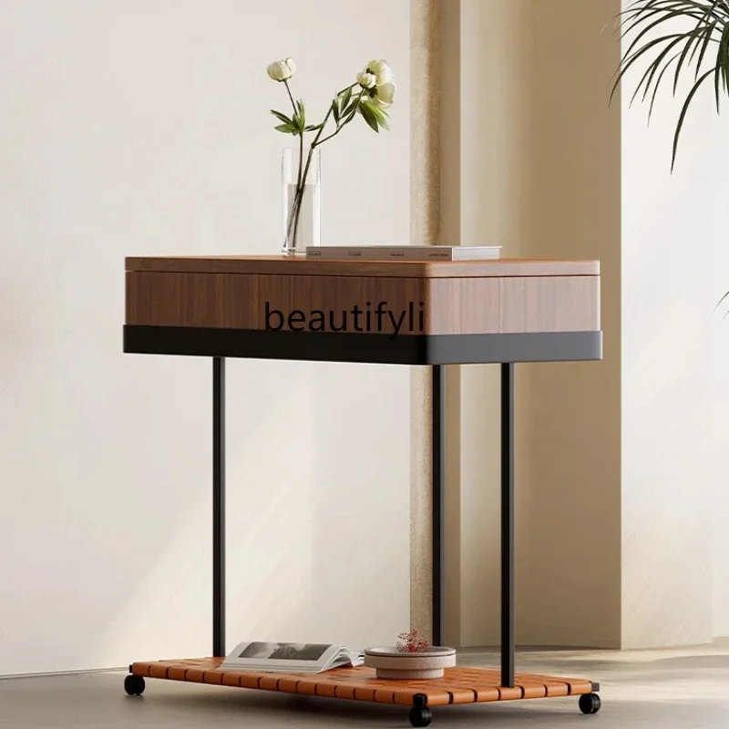 ss03 Saddle leather removable sofa side living room, minimalist designer creative snack trolley side cabinet
ss03 Saddle leather removable sofa side living room, minimalist designer creative snack trolley side cabinet