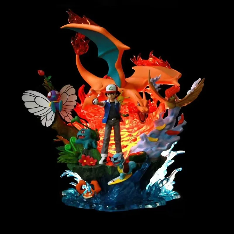 Pokemon Ash Ketchum Light Up Gk Anime Figure Charizard Squirtle Bulbasaur Collectible Statue Model For Adult Anime Collectors
Pokemon Ash Ketchum Light Up Gk Anime Figure Charizard Squirtle Bulbasaur Collectible Statue Model For Adult Anime Collectors
