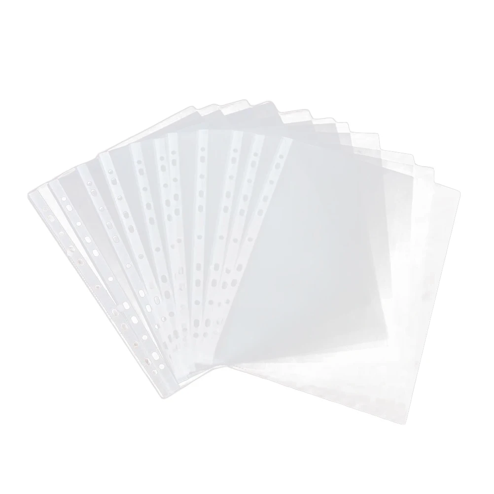 200pcs Sheet Protectors Clear Design A4 11 Hole Paper Cover Loose Leaf Protector Paper File General Protecting Bag(Thicker 5C)
200pcs Sheet Protectors Clear Design A4 11 Hole Paper Cover Loose Leaf Protector Paper File General Protecting Bag(Thicker 5C)
