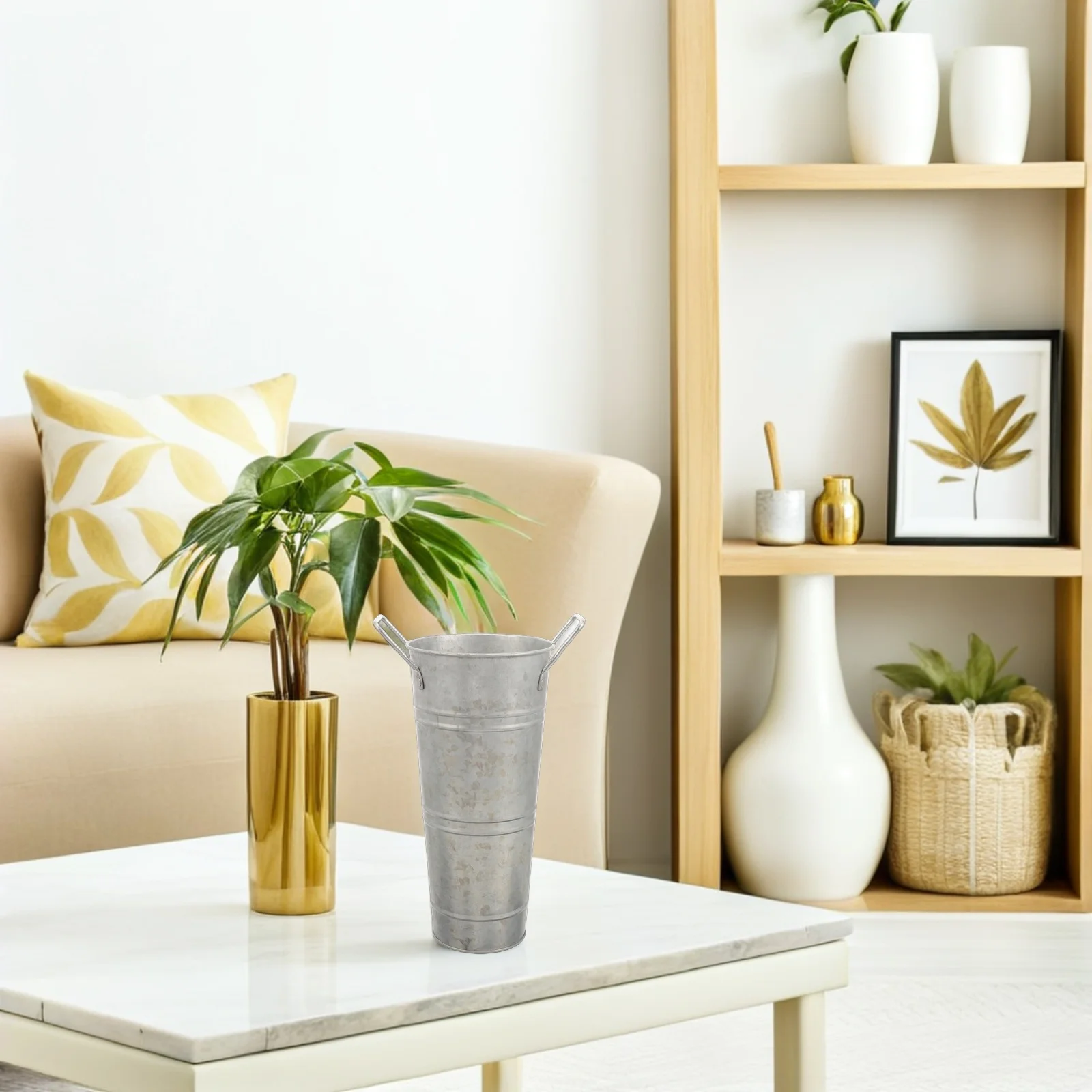 6Pcs Metal Flower Vase Rustic Galvanized Bucket with Handles for Farmhouse Decor Outdoor Patio Indoor Centerpiece Vintage Style
6Pcs Metal Flower Vase Rustic Galvanized Bucket with Handles for Farmhouse Decor Outdoor Patio Indoor Centerpiece Vintage Style