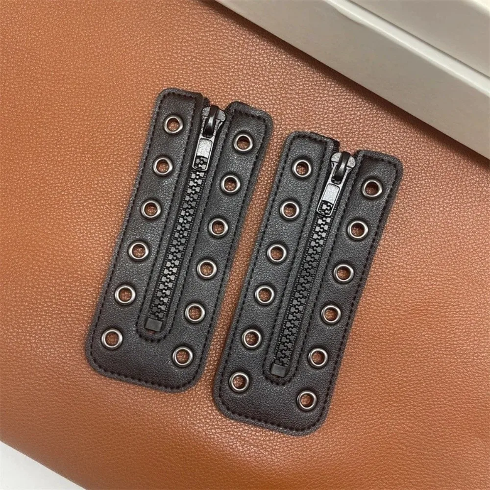 1 Pair 6 Holes Leather Lace-in Boot Zipper Inserts Adjustable Metal Eyelets Zipper Boot Laces Waterproof Easy Installation
1 Pair 6 Holes Leather Lace-in Boot Zipper Inserts Adjustable Metal Eyelets Zipper Boot Laces Waterproof Easy Installation