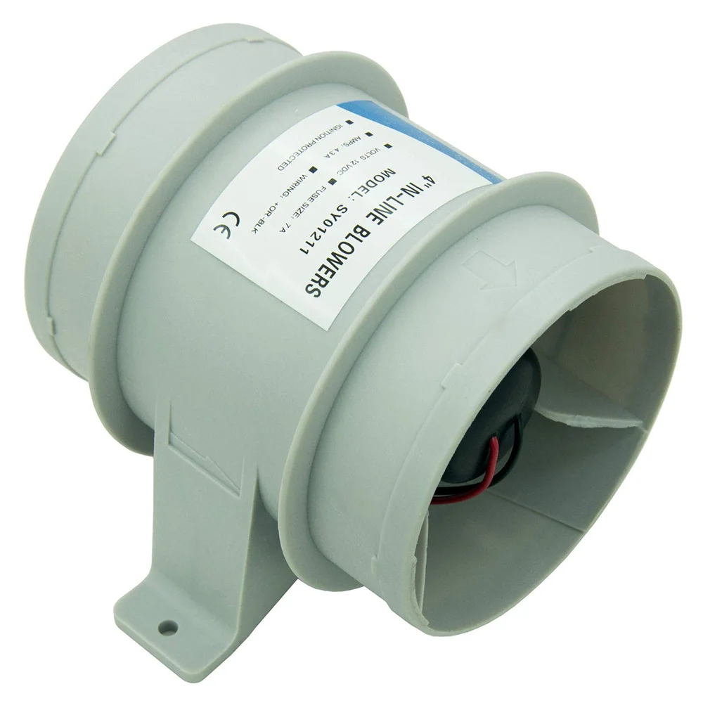 Inline Blower 4 Inch Bilge Blower 12V 4A Marine Bilge Blower Air 235CFM Blower Boat Cool Fan Marine Ventilation
Inline Blower 4 Inch Bilge Blower 12V 4A Marine Bilge Blower Air 235CFM Blower Boat Cool Fan Marine Ventilation