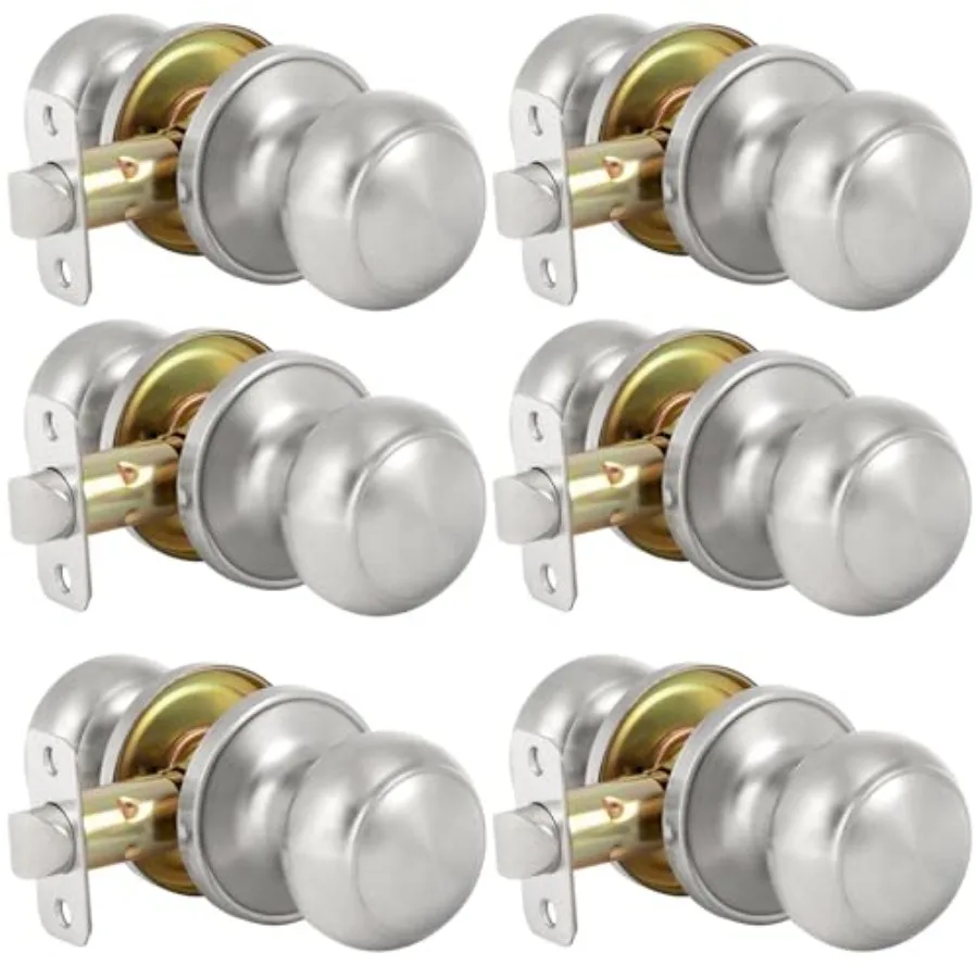 Door Knob, Door Knobs Keyless Doorknobs for Interior Doors, Hallway, Closet and More, No Locking Door Handle
Door Knob, Door Knobs Keyless Doorknobs for Interior Doors, Hallway, Closet and More, No Locking Door Handle