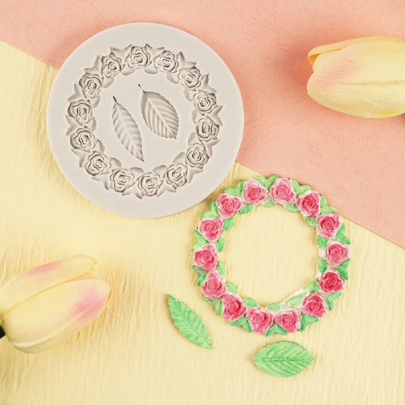 Rosette Leaves Silicone Mold Resin Cake Diy Chocolate Picture Frame Sugar Baking Moulds Molding Decoration Tools
Rosette Leaves Silicone Mold Resin Cake Diy Chocolate Picture Frame Sugar Baking Moulds Molding Decoration Tools