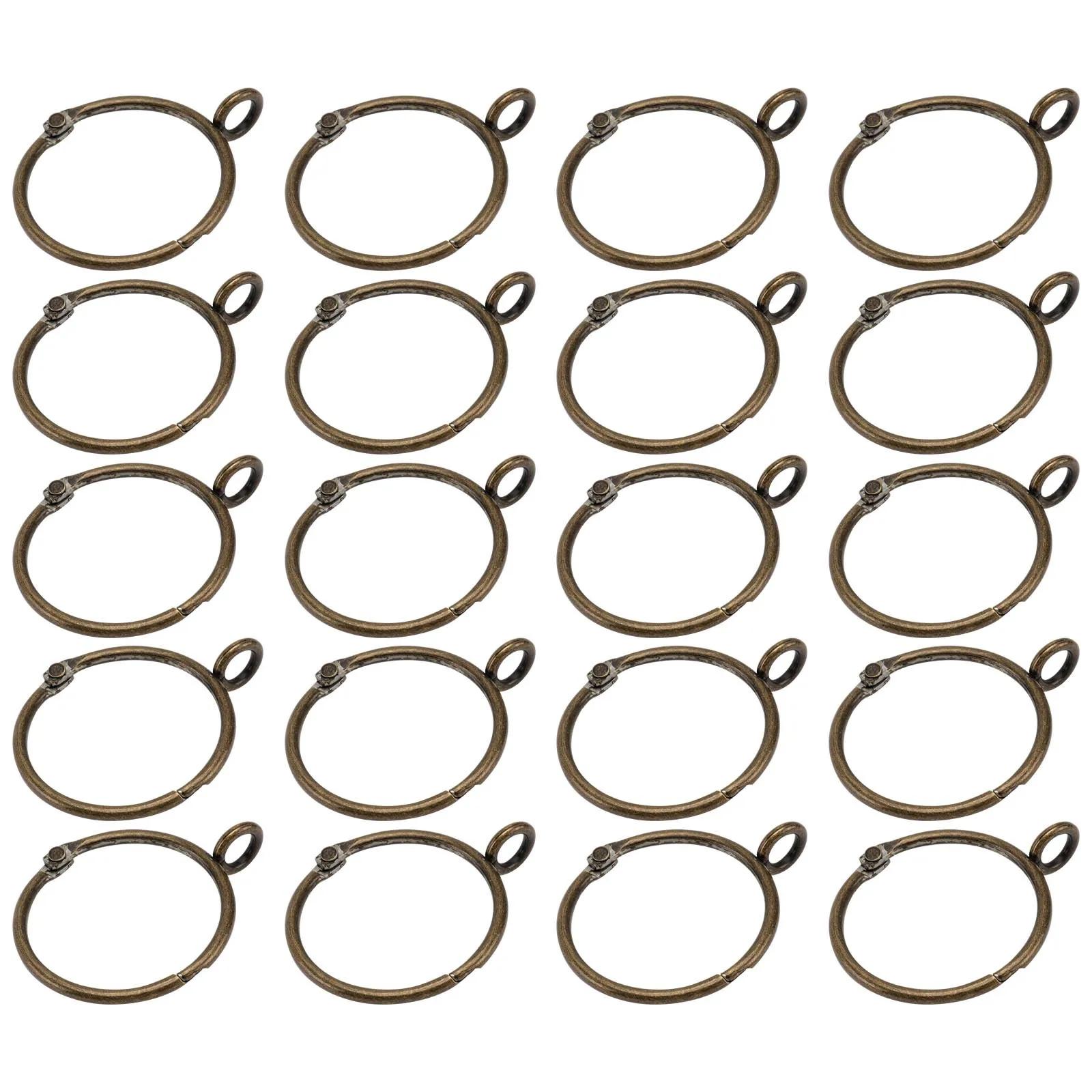 20Pcs Curtain Rings Iron Material Heavy Duty for Smooth Sliding Home Bathroom Window Drape Hanging Accessories Roman Style
20Pcs Curtain Rings Iron Material Heavy Duty for Smooth Sliding Home Bathroom Window Drape Hanging Accessories Roman Style