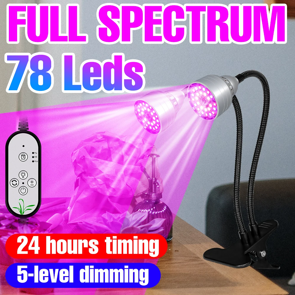 Full Spectrum LED Grow Light Indoor Phytolamp With Control Dimmable Plants UV Lamp For Flower Seeds Hydroponic Cultivation Light
Full Spectrum LED Grow Light Indoor Phytolamp With Control Dimmable Plants UV Lamp For Flower Seeds Hydroponic Cultivation Light
