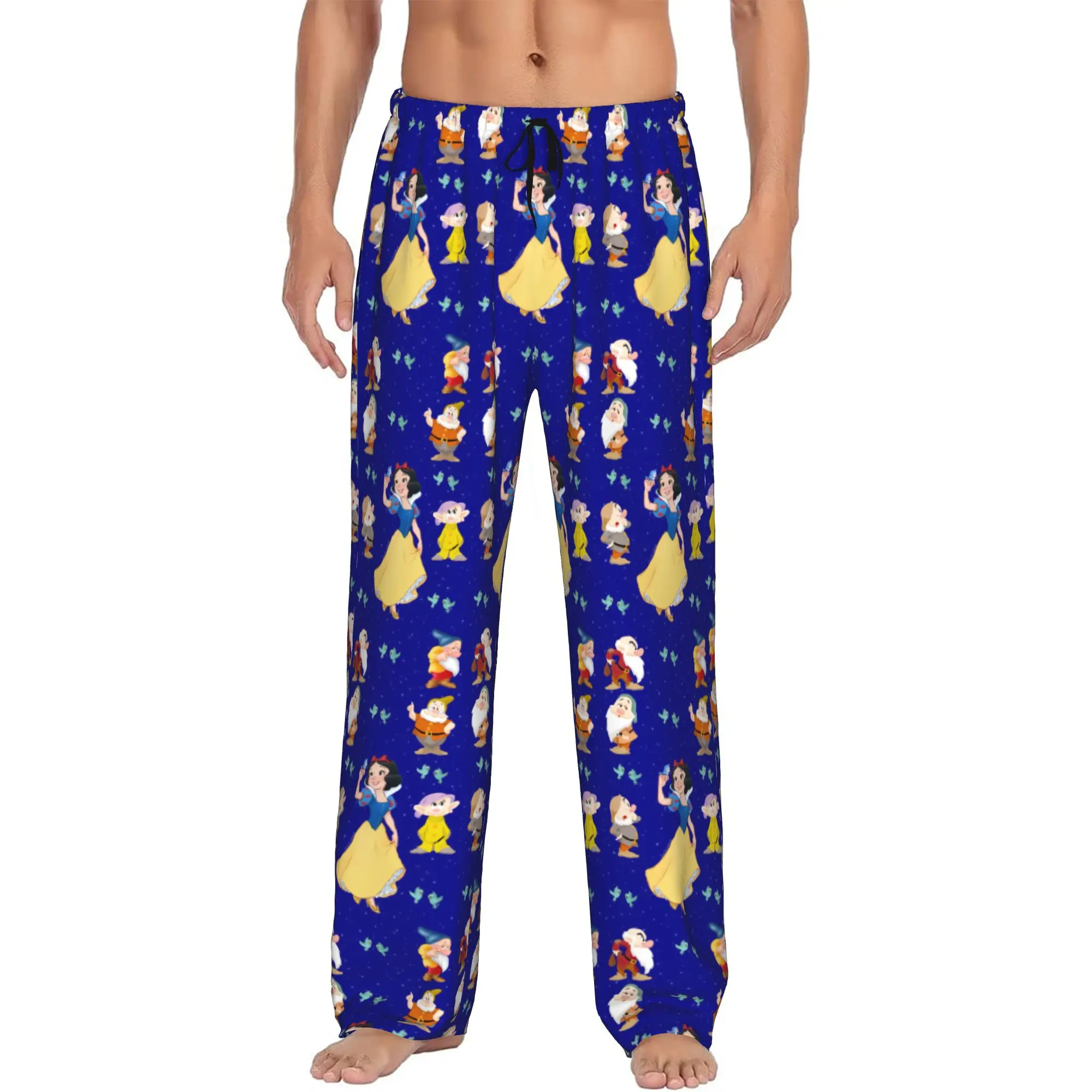 Custom Print Men Snow White And Anime The Seven Dwarfs Pajama Pants Sleepwear Sleep Lounge Bottoms with Pockets
Custom Print Men Snow White And Anime The Seven Dwarfs Pajama Pants Sleepwear Sleep Lounge Bottoms with Pockets
