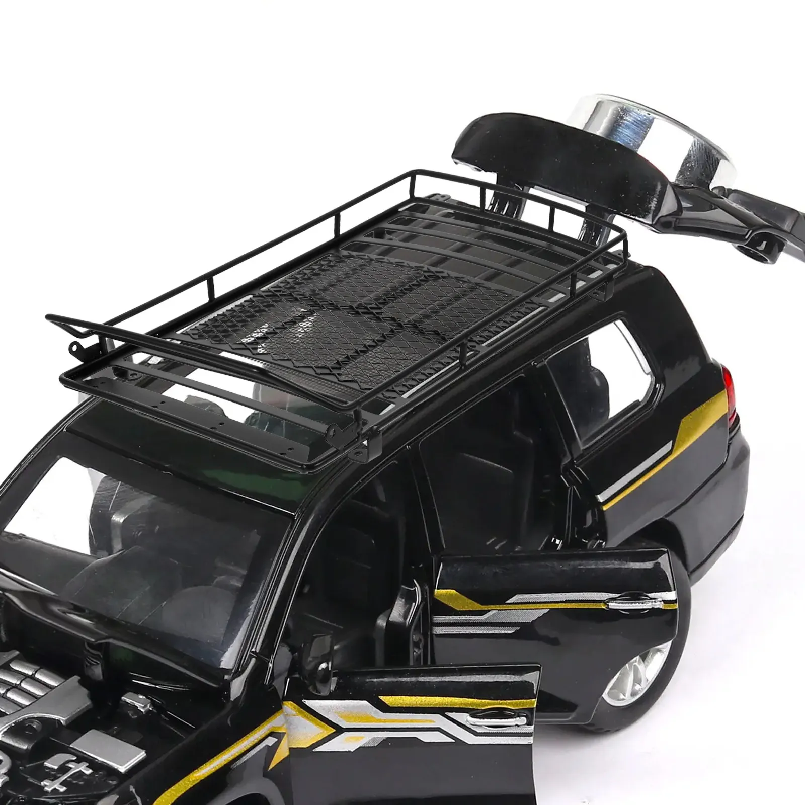 Rc Crawler Roof Luggage Storage Bracket for 1:10 Scale Vehicles Realistic Simulation Accessory Heavy Duty Lightweight Fixation
Rc Crawler Roof Luggage Storage Bracket for 1:10 Scale Vehicles Realistic Simulation Accessory Heavy Duty Lightweight Fixation
