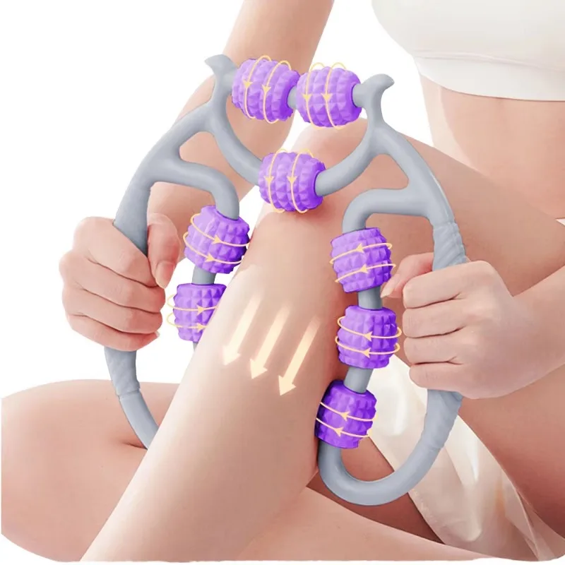 Fat-reducing and slimming massage roller neck and leg massager stick design, easy to use
Fat-reducing and slimming massage roller neck and leg massager stick design, easy to use
