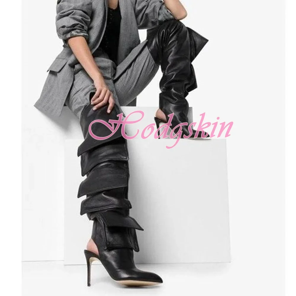 Big Pocket Solid Leather Boots Pointy Toe Side Zipper Over The Knee Shoes Two Style Boots Autumn Winter Party Stiletto Heels New
Big Pocket Solid Leather Boots Pointy Toe Side Zipper Over The Knee Shoes Two Style Boots Autumn Winter Party Stiletto Heels New