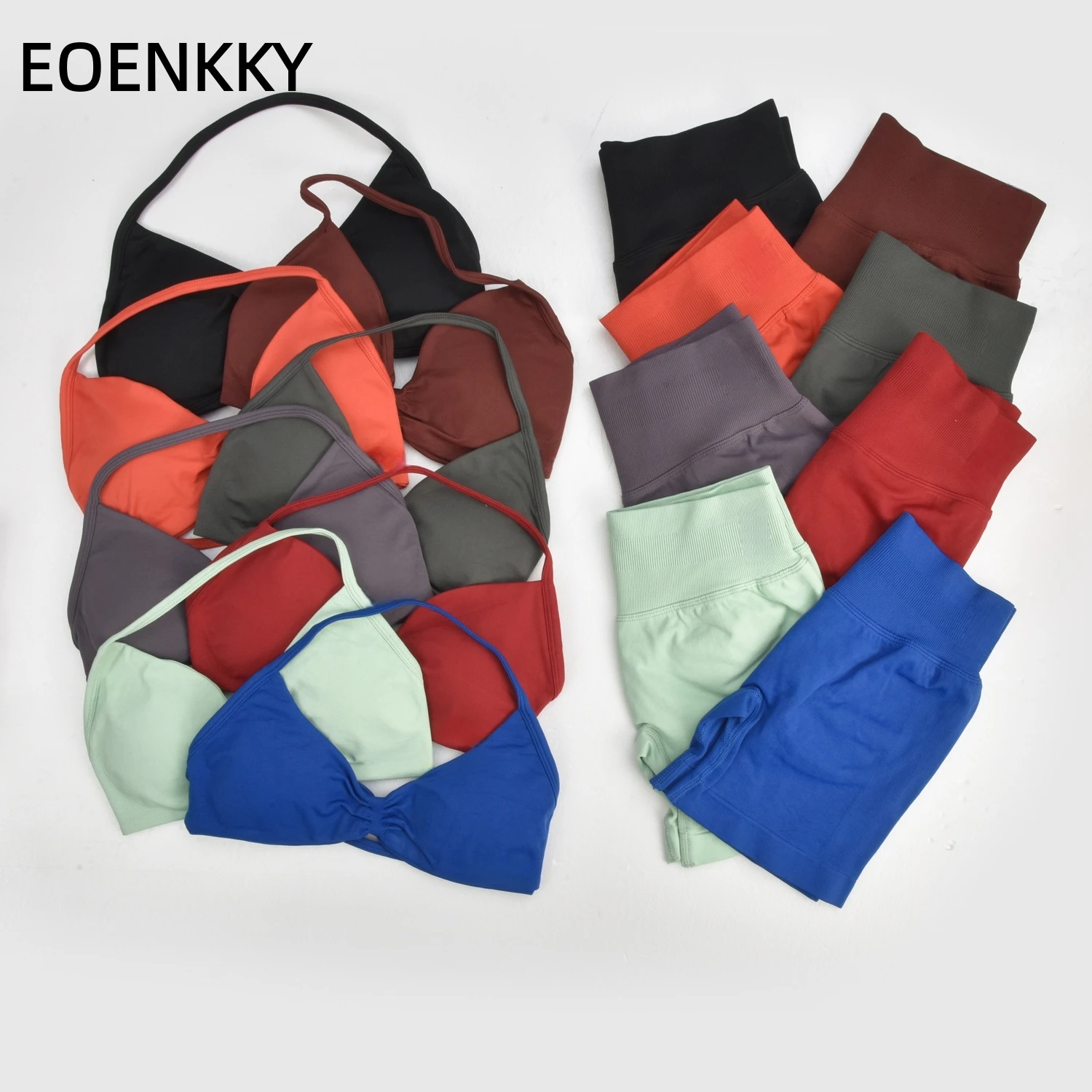 EOENKKY Strappy Bra Leggings Gym Set Women's Yoga Seamless High Elastic Gym Vest Shorts Set Daily Exercise Gym Sports Set
EOENKKY Strappy Bra Leggings Gym Set Women's Yoga Seamless High Elastic Gym Vest Shorts Set Daily Exercise Gym Sports Set
