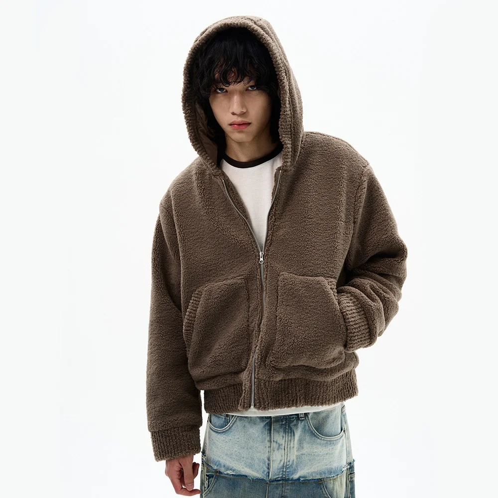 American Vintage Faux Lambswool Quilted Short Jacket Men Women Streetwear Fashion Loose Casual Padded Cotton Hooded Jacket Coat
American Vintage Faux Lambswool Quilted Short Jacket Men Women Streetwear Fashion Loose Casual Padded Cotton Hooded Jacket Coat