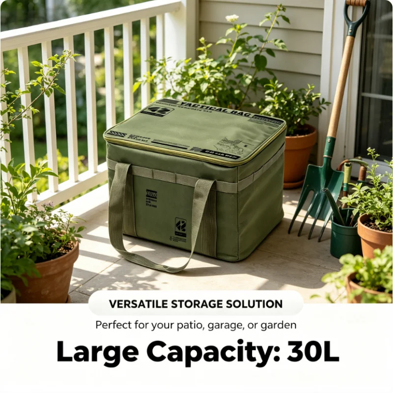 30L Waterproof Tactical Camping Bag Insulated Folding Storage Box for Outdoor Picnic Tableware Field Gear Equipment
30L Waterproof Tactical Camping Bag Insulated Folding Storage Box for Outdoor Picnic Tableware Field Gear Equipment