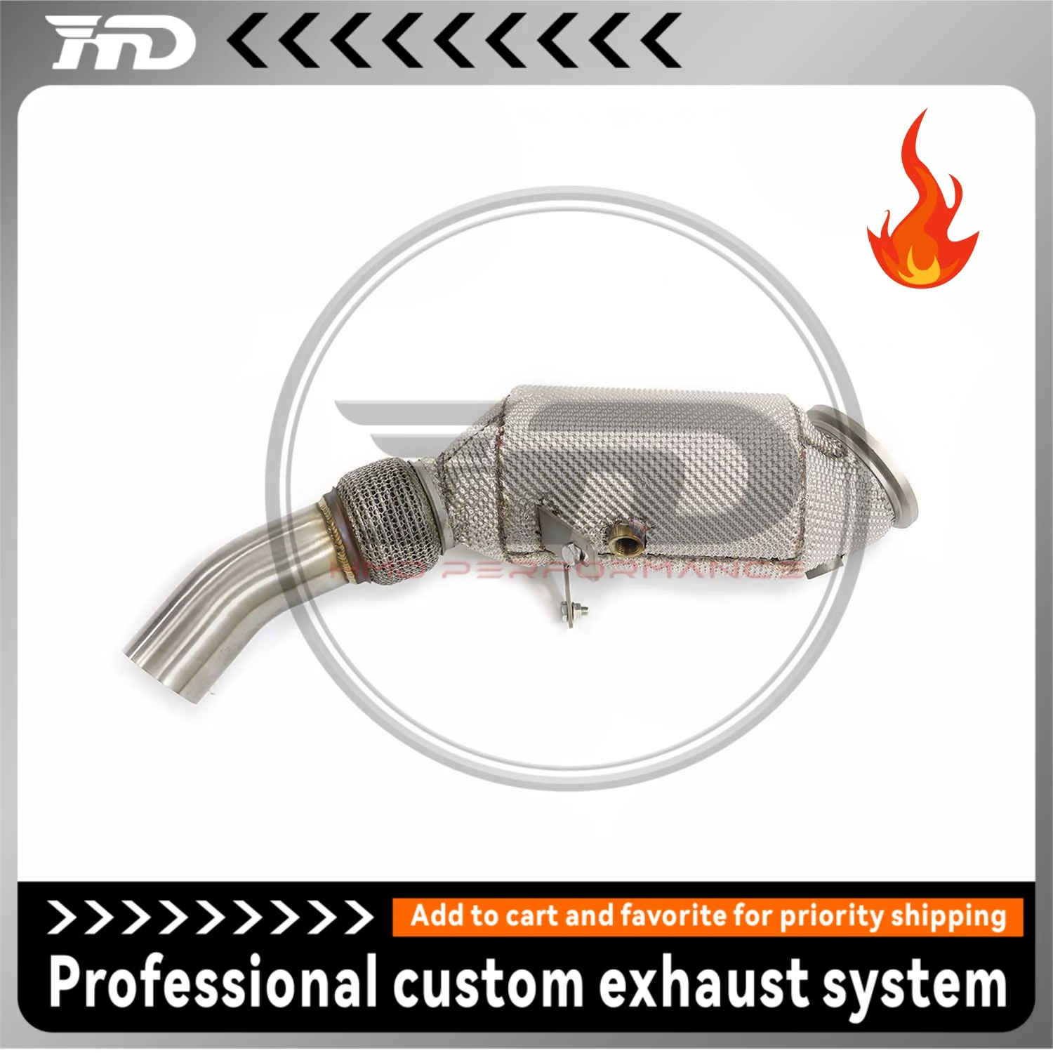 HMD Exhaust System High Flow Performance Downpipe for BMW 118i f20 B38 1.5T With Heat shield
HMD Exhaust System High Flow Performance Downpipe for BMW 118i f20 B38 1.5T With Heat shield