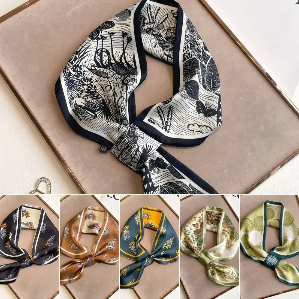 Fashion 75cm Women Silk Scarf Flower Print Multi-functional Ladies Neck Tie Convenient Elegant Satin Silk Ribbons Summer
Fashion 75cm Women Silk Scarf Flower Print Multi-functional Ladies Neck Tie Convenient Elegant Satin Silk Ribbons Summer