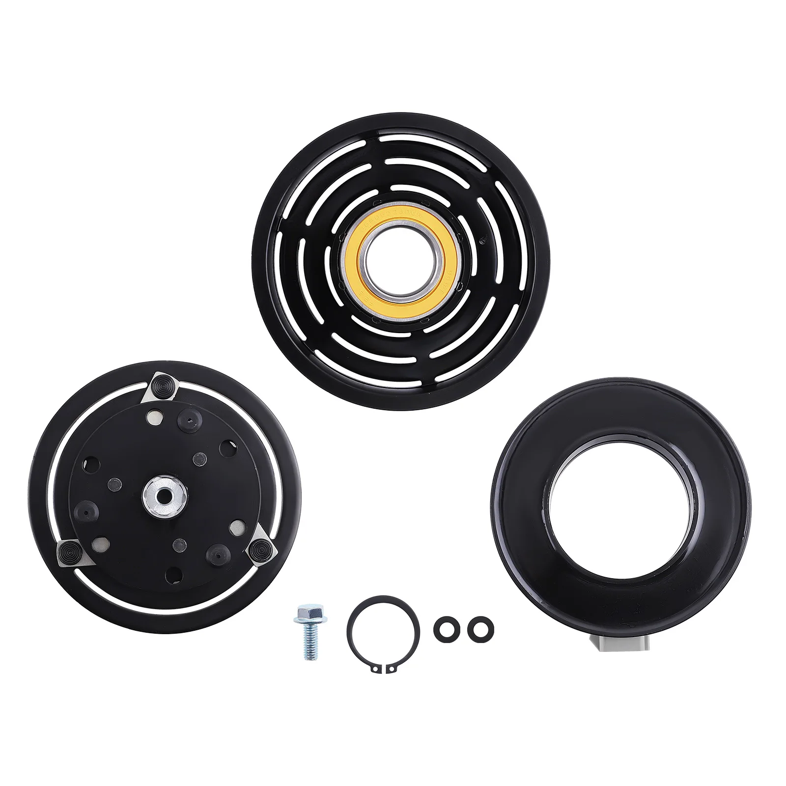 Compressor Clutch Kit For Mercury Cougar 3.8L 1989-1997 CA-400 CL-1200 CL 1617C
Compressor Clutch Kit For Mercury Cougar 3.8L 1989-1997 CA-400 CL-1200 CL 1617C