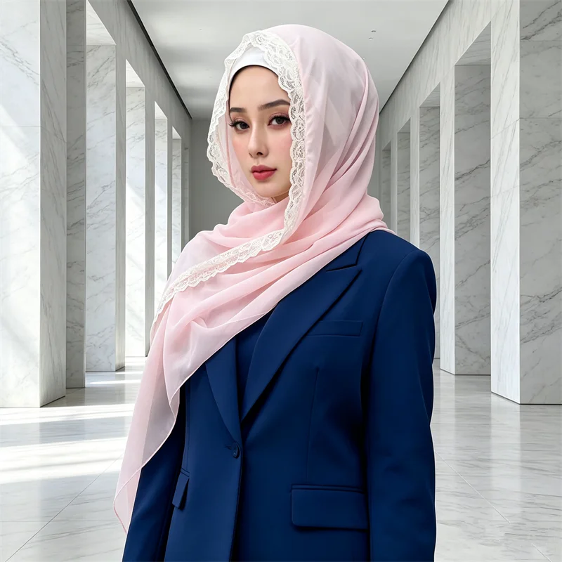 Lace Long Scarf Women Muslim Hijab Shawl Wrap Islamic Stoles Headscarf Bandanas Headband Bufanda Foulard Turbante Mujer 180*70cm
Lace Long Scarf Women Muslim Hijab Shawl Wrap Islamic Stoles Headscarf Bandanas Headband Bufanda Foulard Turbante Mujer 180*70cm