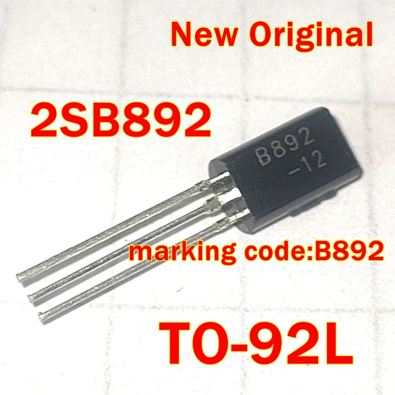 10pcs to 1000pcs 2SB892 TO-92L New Original marking code:B892 Large-Current Switching Applications
10pcs to 1000pcs 2SB892 TO-92L New Original marking code:B892 Large-Current Switching Applications