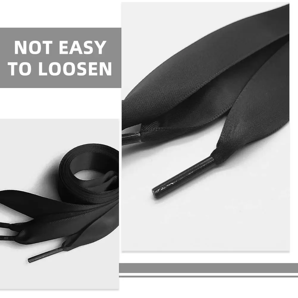 2 Pairs Satin Ribbon Wide Shoelaces Flat Design Cute Decorative Shoe Strings for Sneakers Sports Shoes Women Boot Laces
2 Pairs Satin Ribbon Wide Shoelaces Flat Design Cute Decorative Shoe Strings for Sneakers Sports Shoes Women Boot Laces