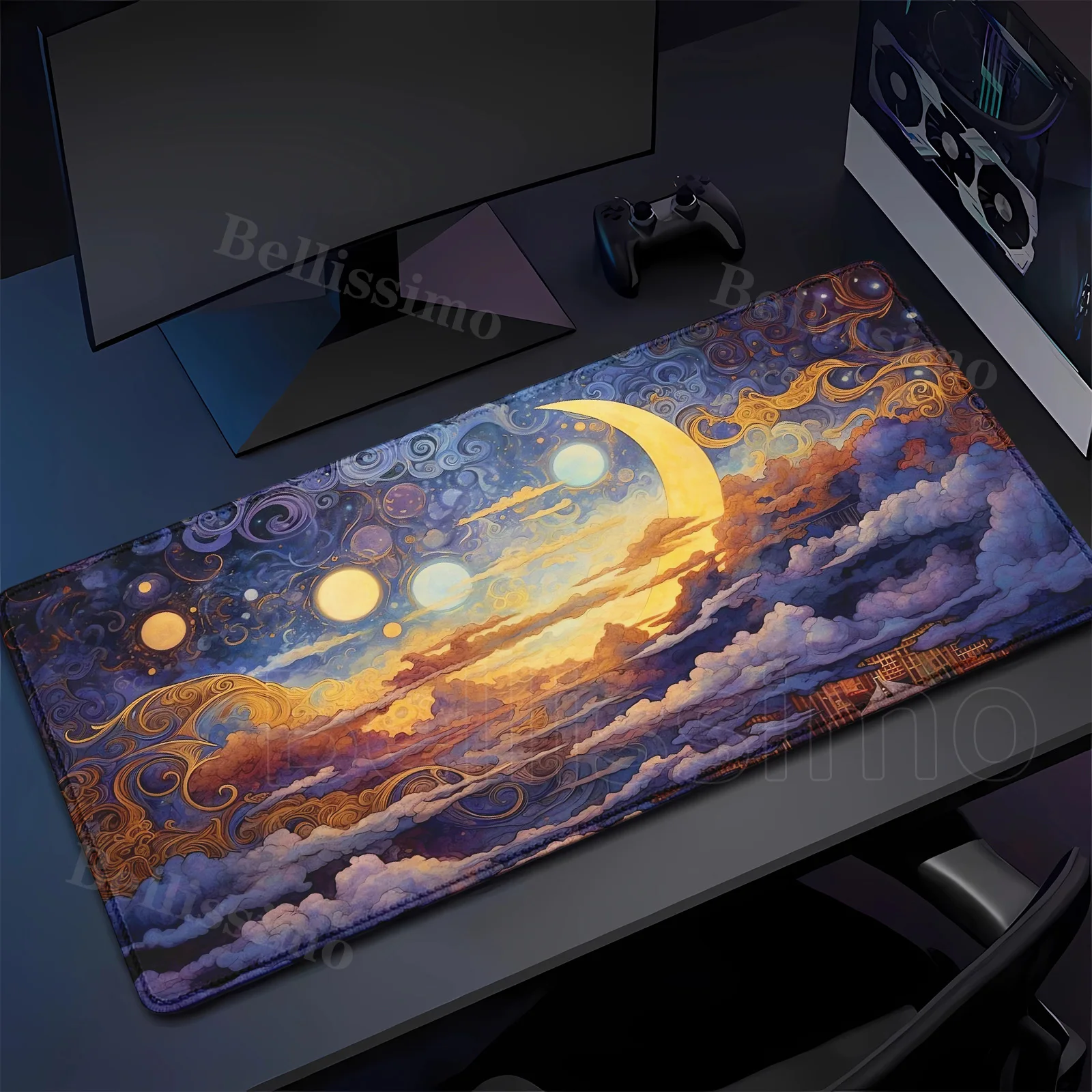 moon and sea Mouse Pad Gamer Starry Night Mousepad XXL Mechanical Keyboard Natural Rubber Carpet Soft Computer Table desk mat
moon and sea Mouse Pad Gamer Starry Night Mousepad XXL Mechanical Keyboard Natural Rubber Carpet Soft Computer Table desk mat