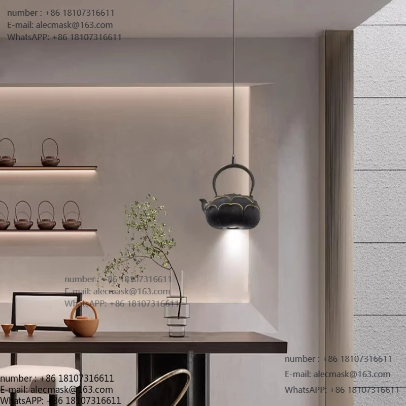 With spotlights, ancient style, free tea room chandelier, single head long line small
With spotlights, ancient style, free tea room chandelier, single head long line small