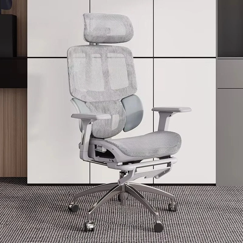 Modern Mesh Adjustable Lumbar Swivel Reclining Executive Desk Chair Ergonomic Office Chair with Footrest
Modern Mesh Adjustable Lumbar Swivel Reclining Executive Desk Chair Ergonomic Office Chair with Footrest