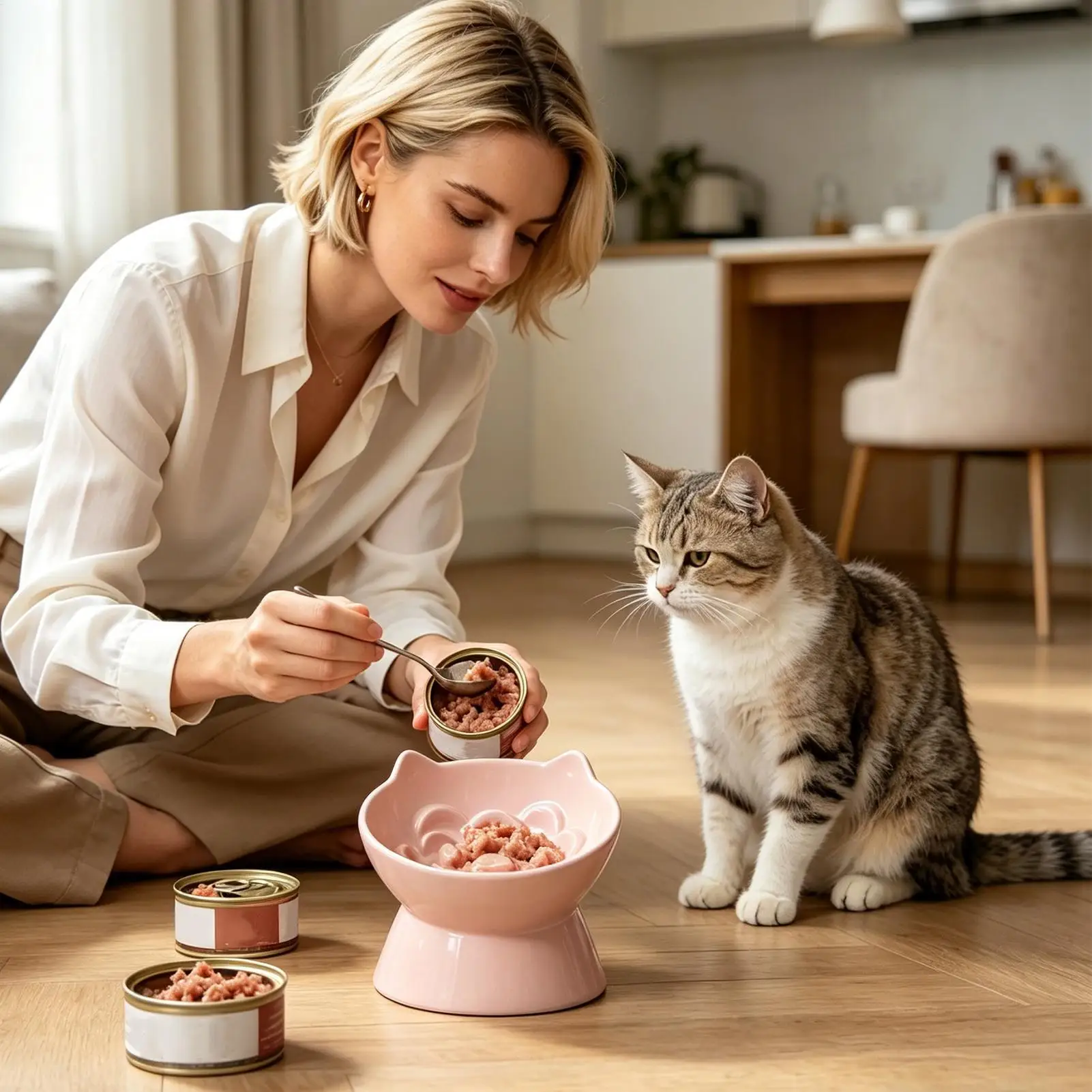 Raised Cat Food Bowls Ceramic Slow Feeder Dish Lifted Cat Food Bowl For Home Kitchen Dining Area Living Room Apartment Patio
Raised Cat Food Bowls Ceramic Slow Feeder Dish Lifted Cat Food Bowl For Home Kitchen Dining Area Living Room Apartment Patio