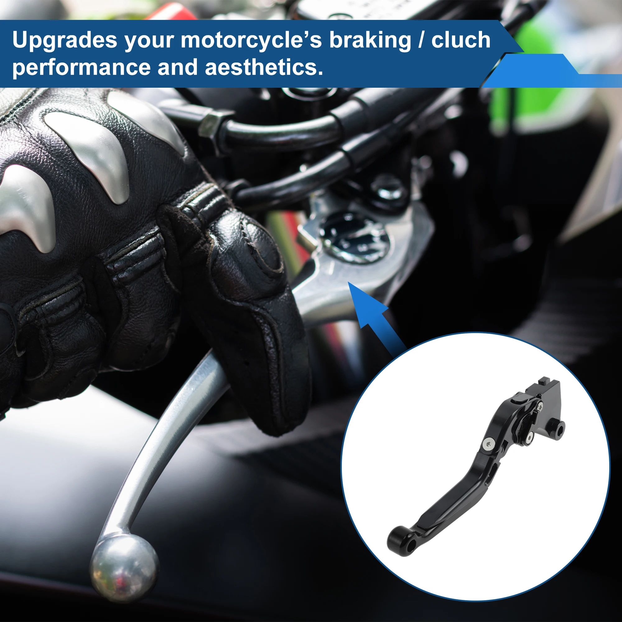 Motoforti Short/Long Brake Clutch Levers for Kawasaki Z250SL 2016-2017 6 Position Adjustable Motorcycle Handlebar Brake Lever
Motoforti Short/Long Brake Clutch Levers for Kawasaki Z250SL 2016-2017 6 Position Adjustable Motorcycle Handlebar Brake Lever