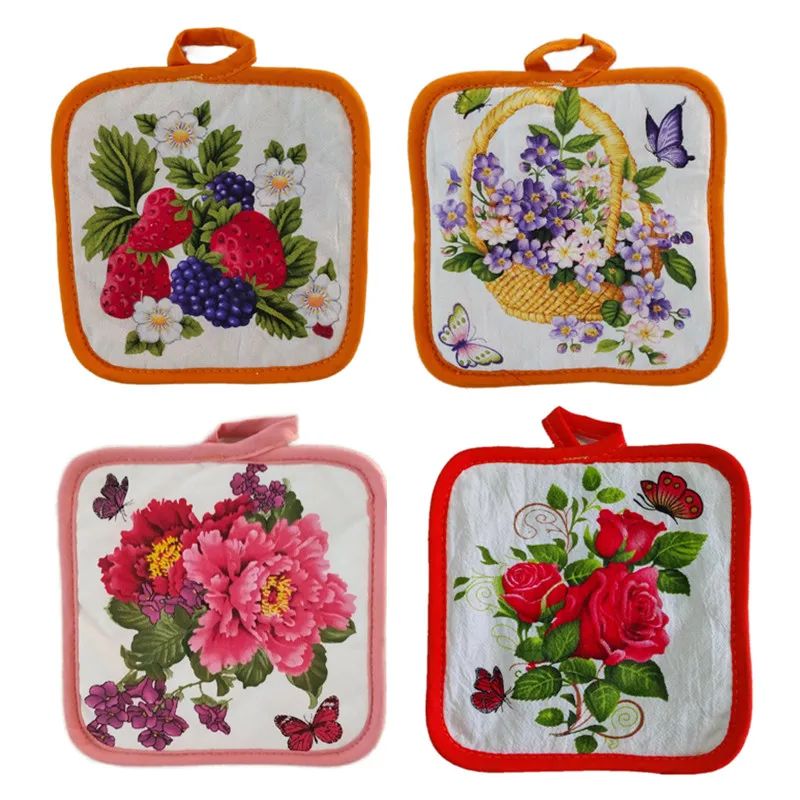 4Pcs/set 16.5x16.5cm Square Cotton Flower Printed Heat Resistant Mat Table Placemat Mother's Day Gift
4Pcs/set 16.5x16.5cm Square Cotton Flower Printed Heat Resistant Mat Table Placemat Mother's Day Gift